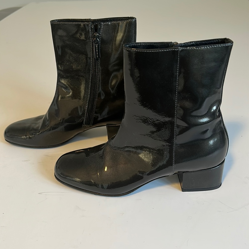 Aquatalia patent leather bootie NWOT